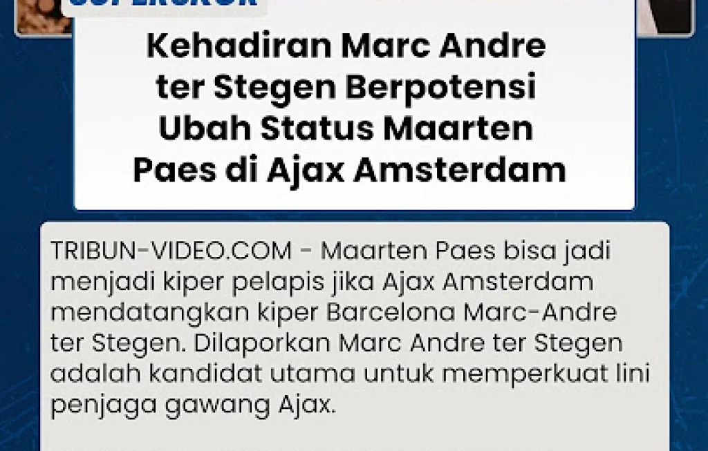 Ajax Rekrut Kiper Barcelona