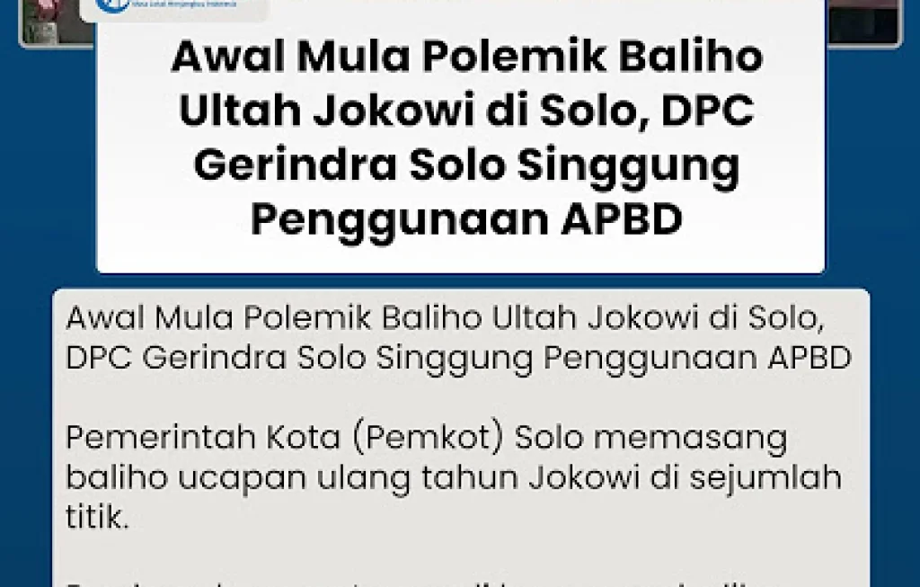 baliho ultah Jokowi