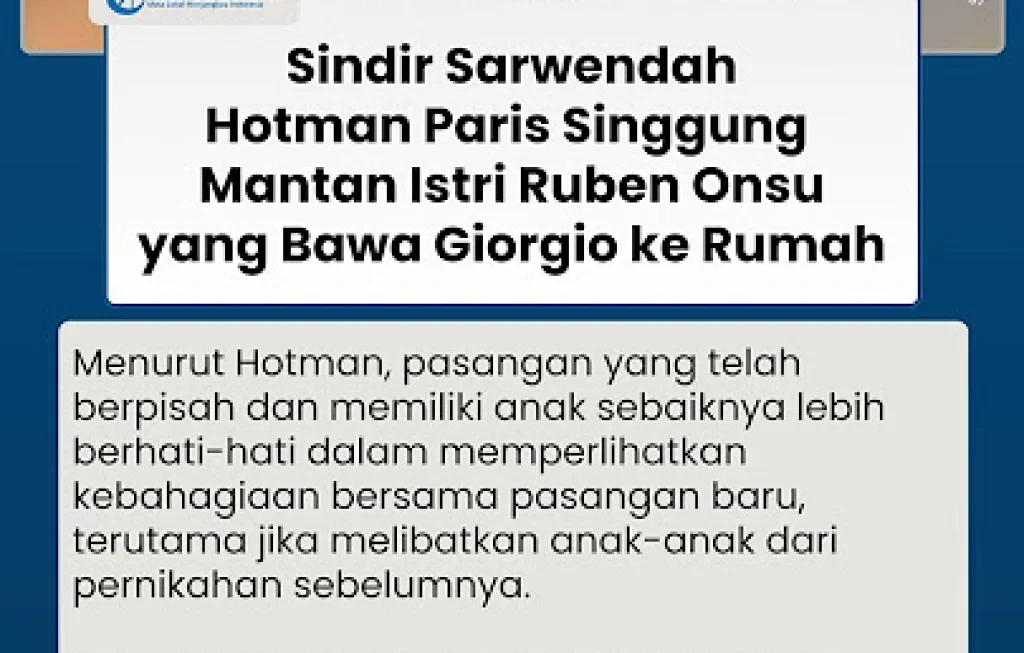 Hotman Paris Sindir Giorgio