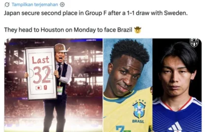 Jepang Bertemu Raksasa Brasil