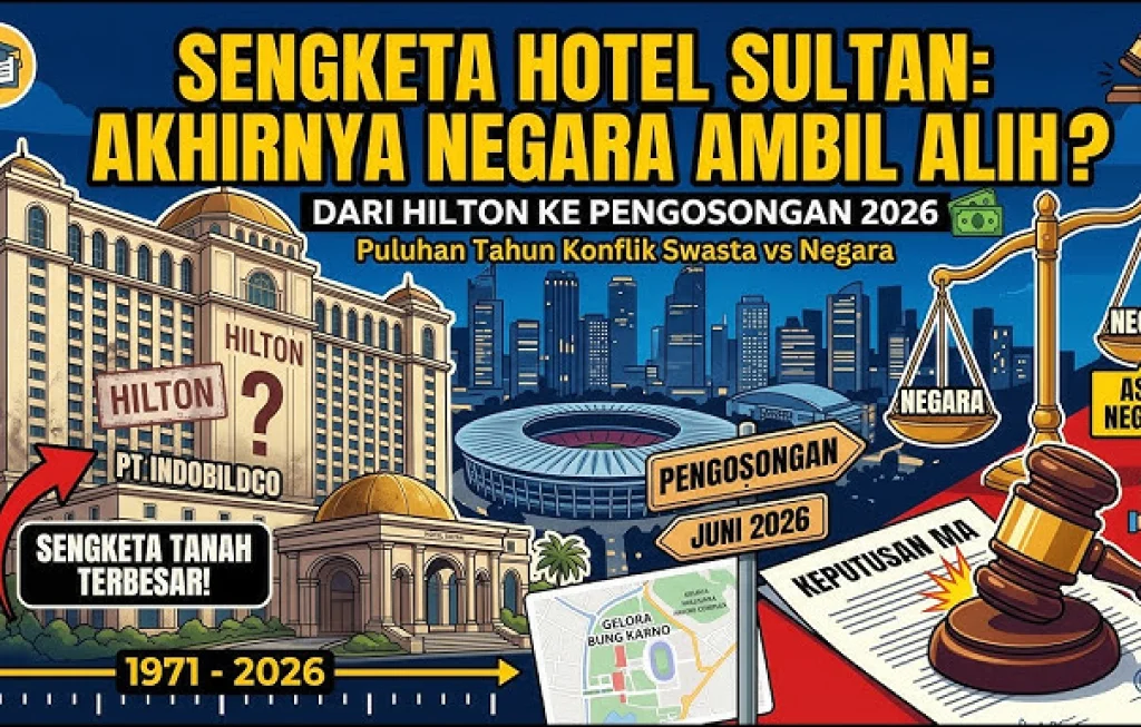 Pengosongan aset Hotel Sultan