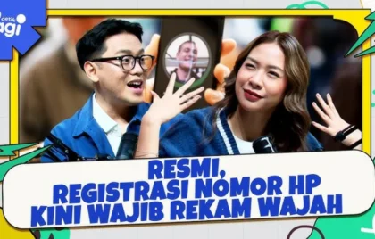 rekam wajah nomor HP