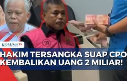 suap Rp2 miliar hakim