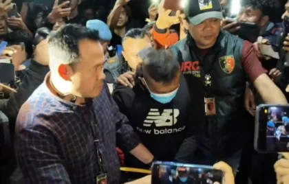 tes narkoba tersangka penyekapan