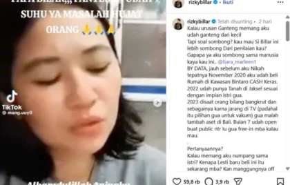 Tiara Marleen Disemprot Balik